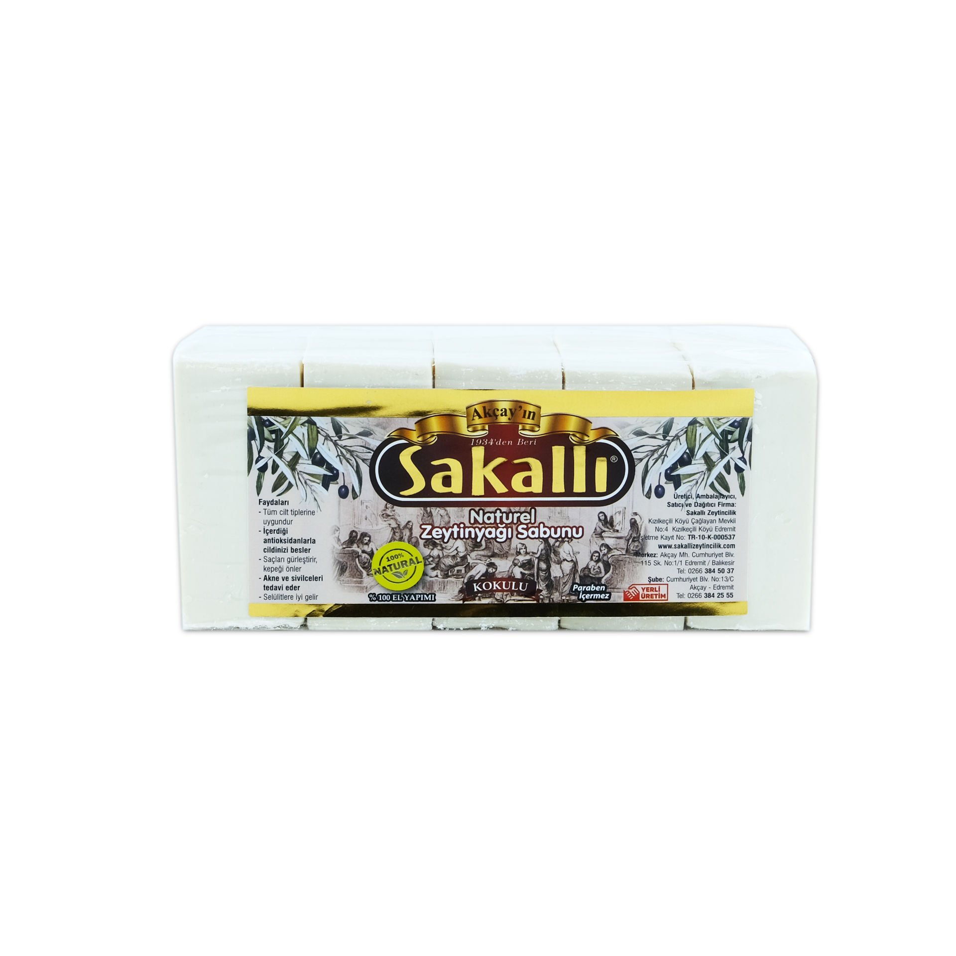 1 KG'LIK ZEYTİNYAĞLI SABUN