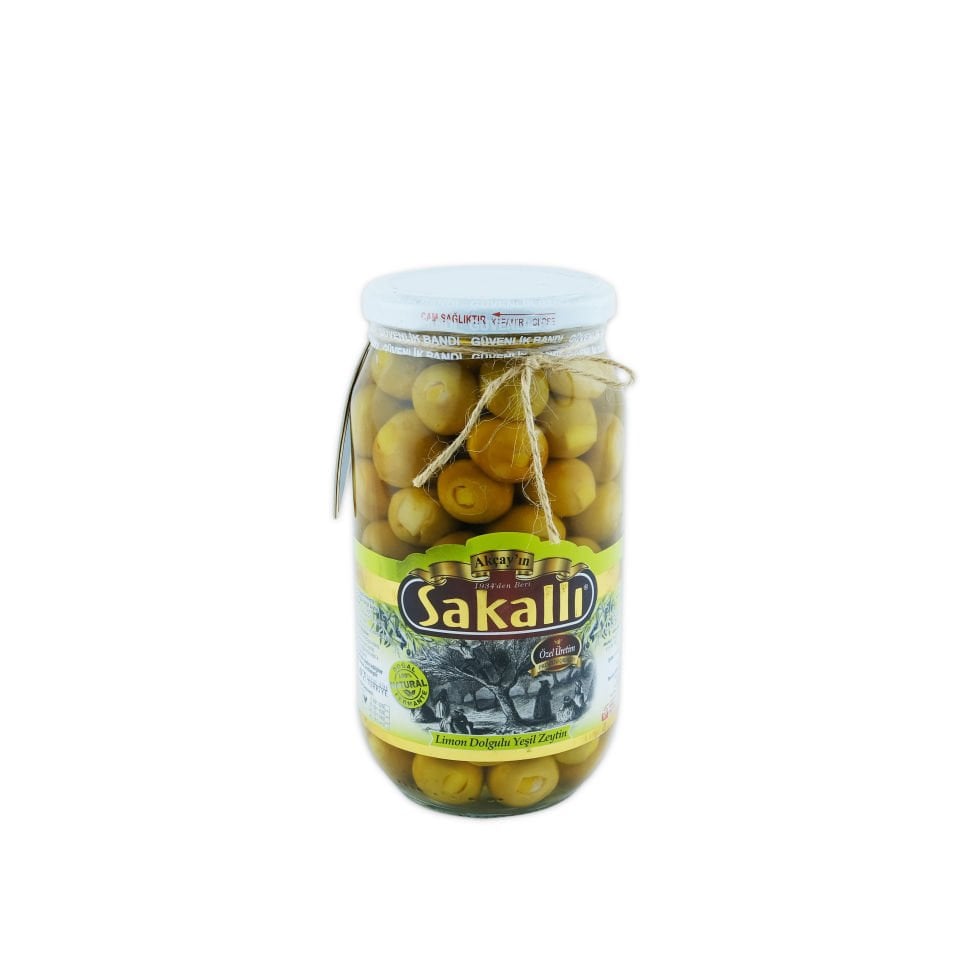 Limon Dolgulu Yeşil Zeytin 1000 Gr. Kavanoz