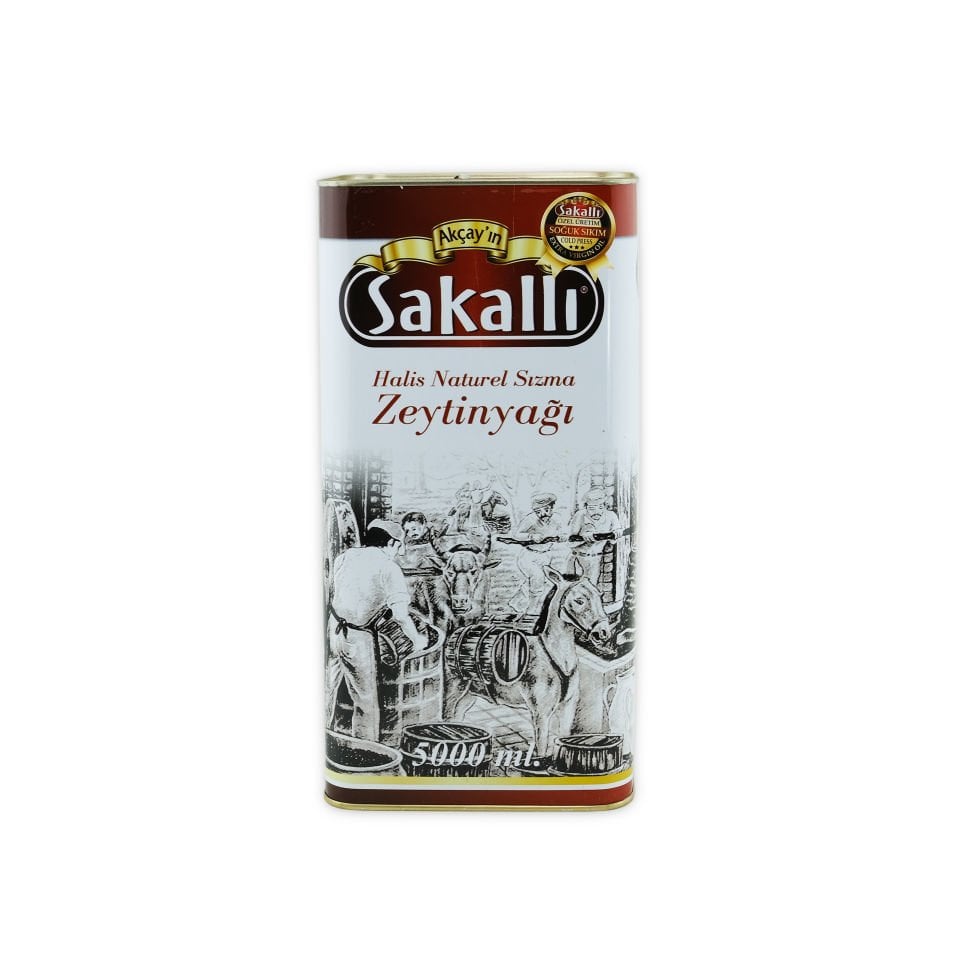 Soğuk Sıkım Naturel Sızma Zeytinyağı 5 Lt. Teneke (2025 Yeni Hasat)