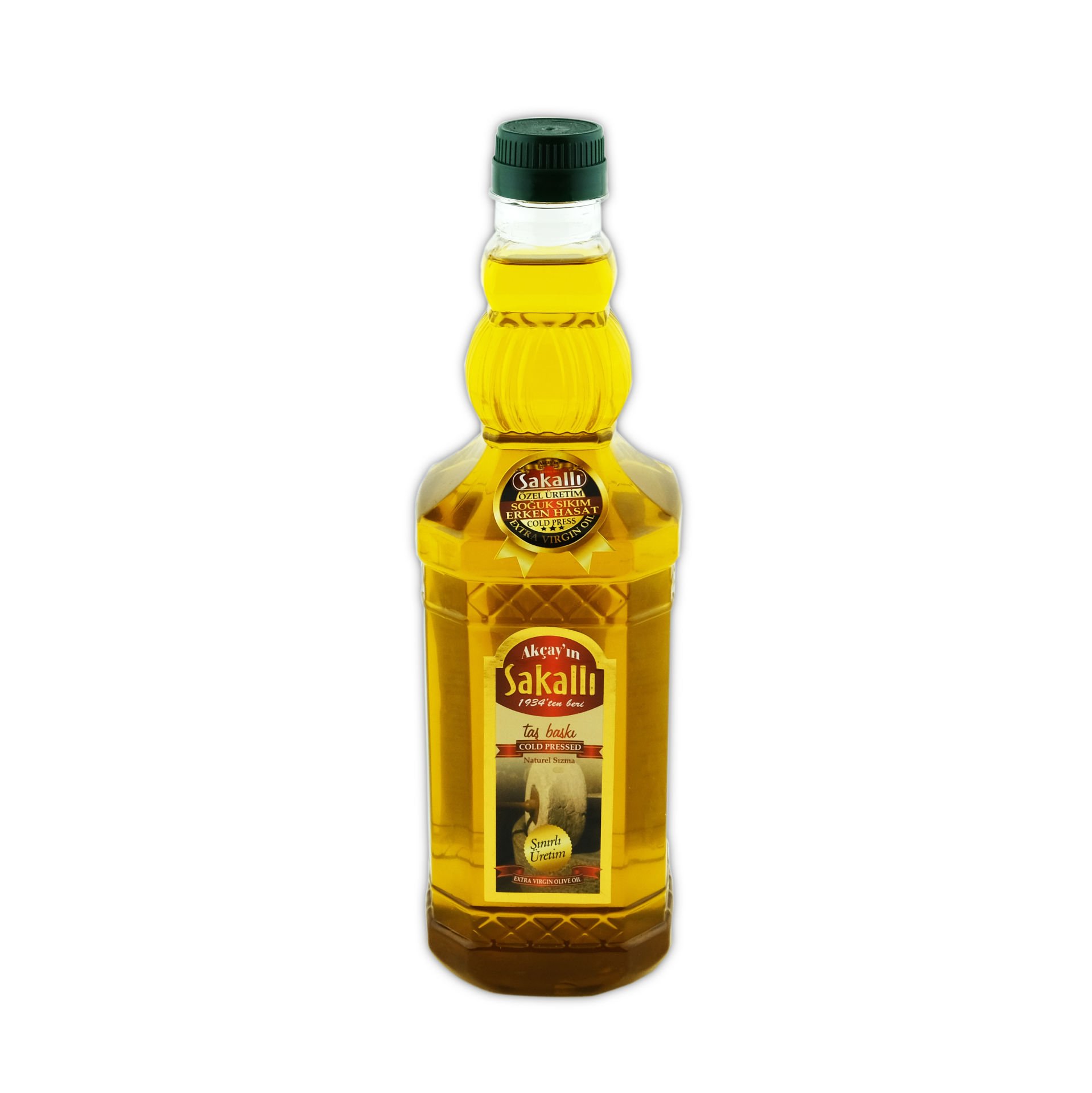 Soğuk Sıkım Erken Hasat Taş Baskı Zeytinyağı 1 Lt. Pet Şişe (2025 Yeni Hasat)