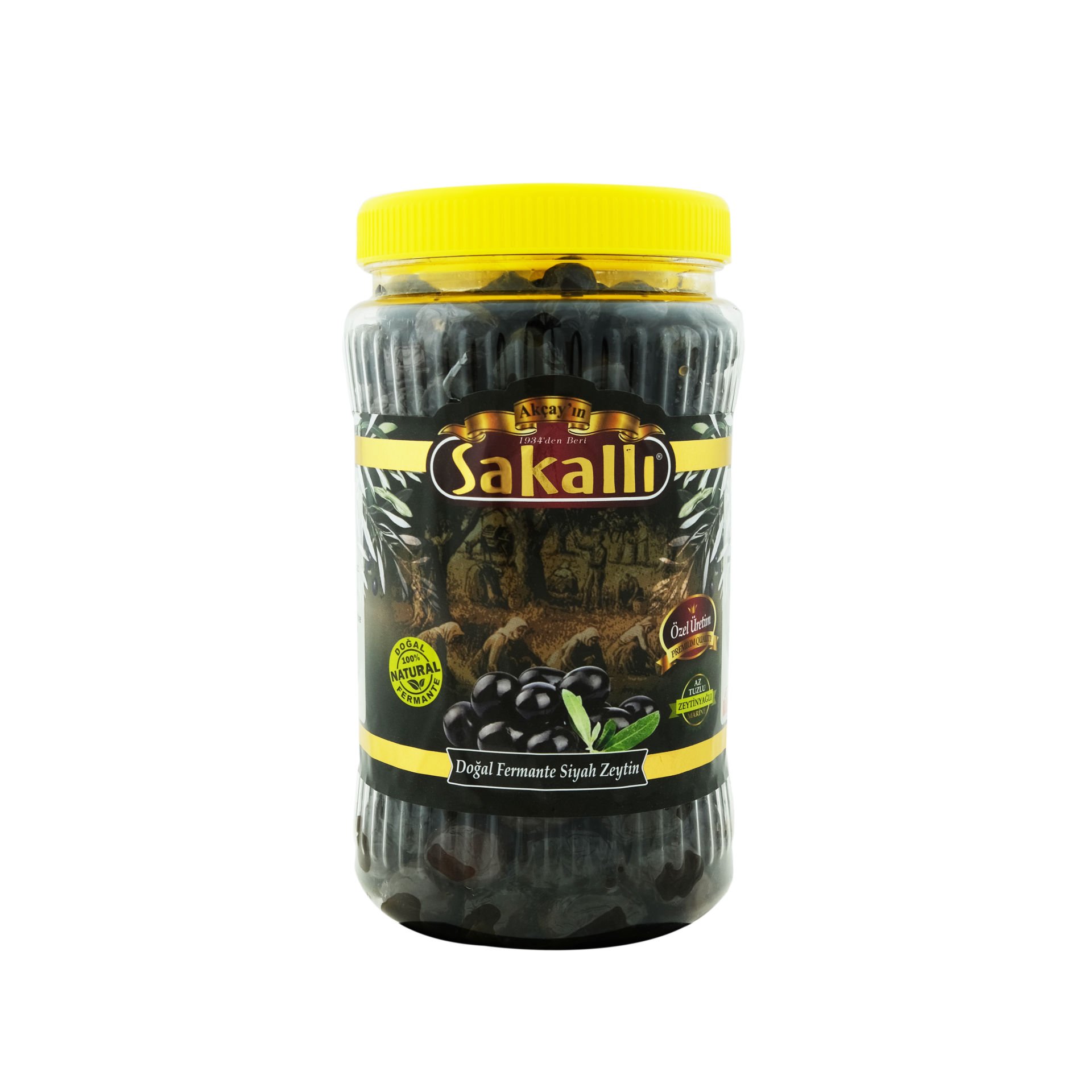 Tirilye Tipi Sepet Sele Siyah Zeytin Pet Ambalaj