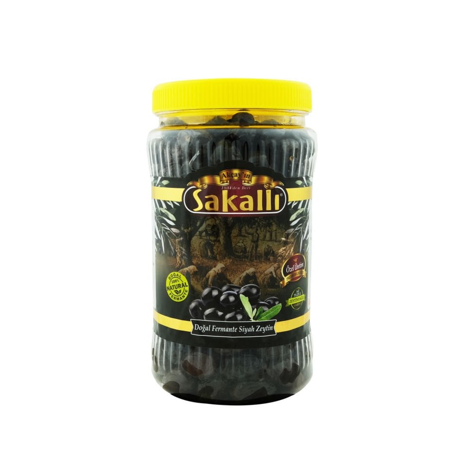 Gemlik Tipi Kuru Sele Siyah Zeytin Pet Ambalaj