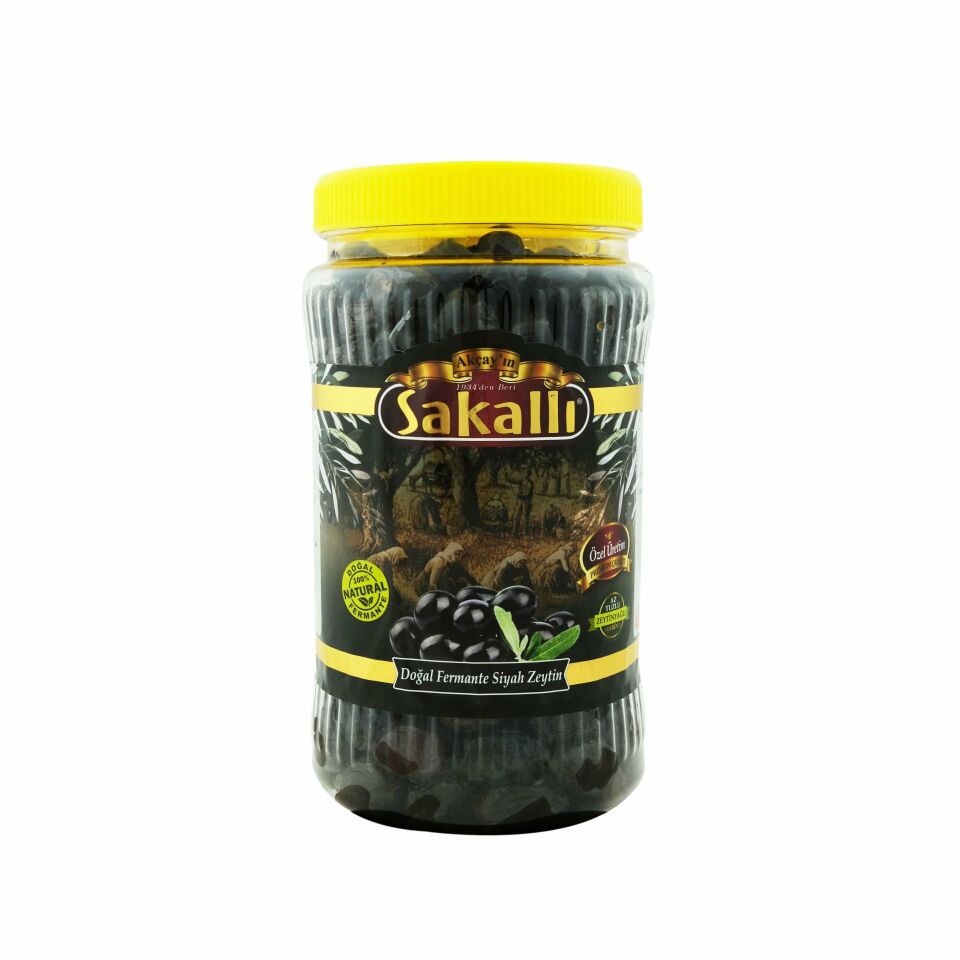 GEMLİK TİPİ SELE SİYAH ZEYTİN PET AMBALAJ (EKSELANS) 1 Kg