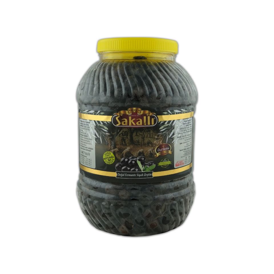GEMLİK TİPİ SELE SİYAH ZEYTİN PET AMBALAJ (EKSELANS) 5 Kg